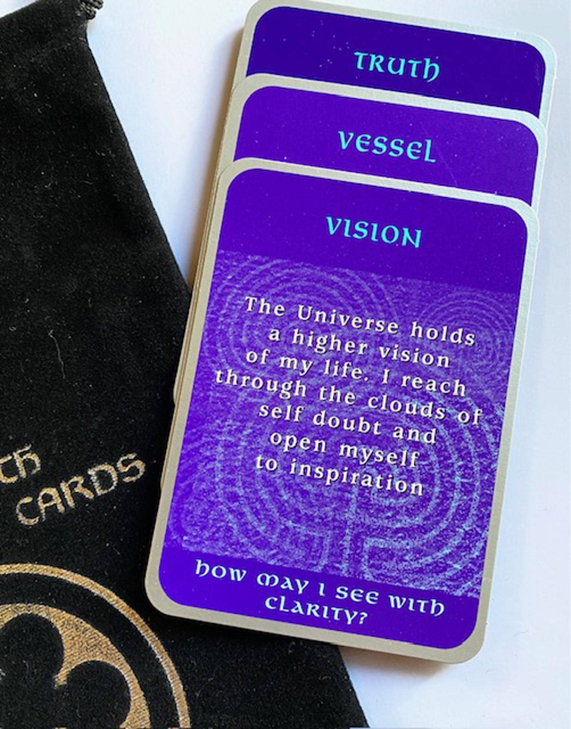 Labyrinth Focus Cards with Central Pattern • Mindfulness Reflection Tool • Meditation & Stress Relief Gift