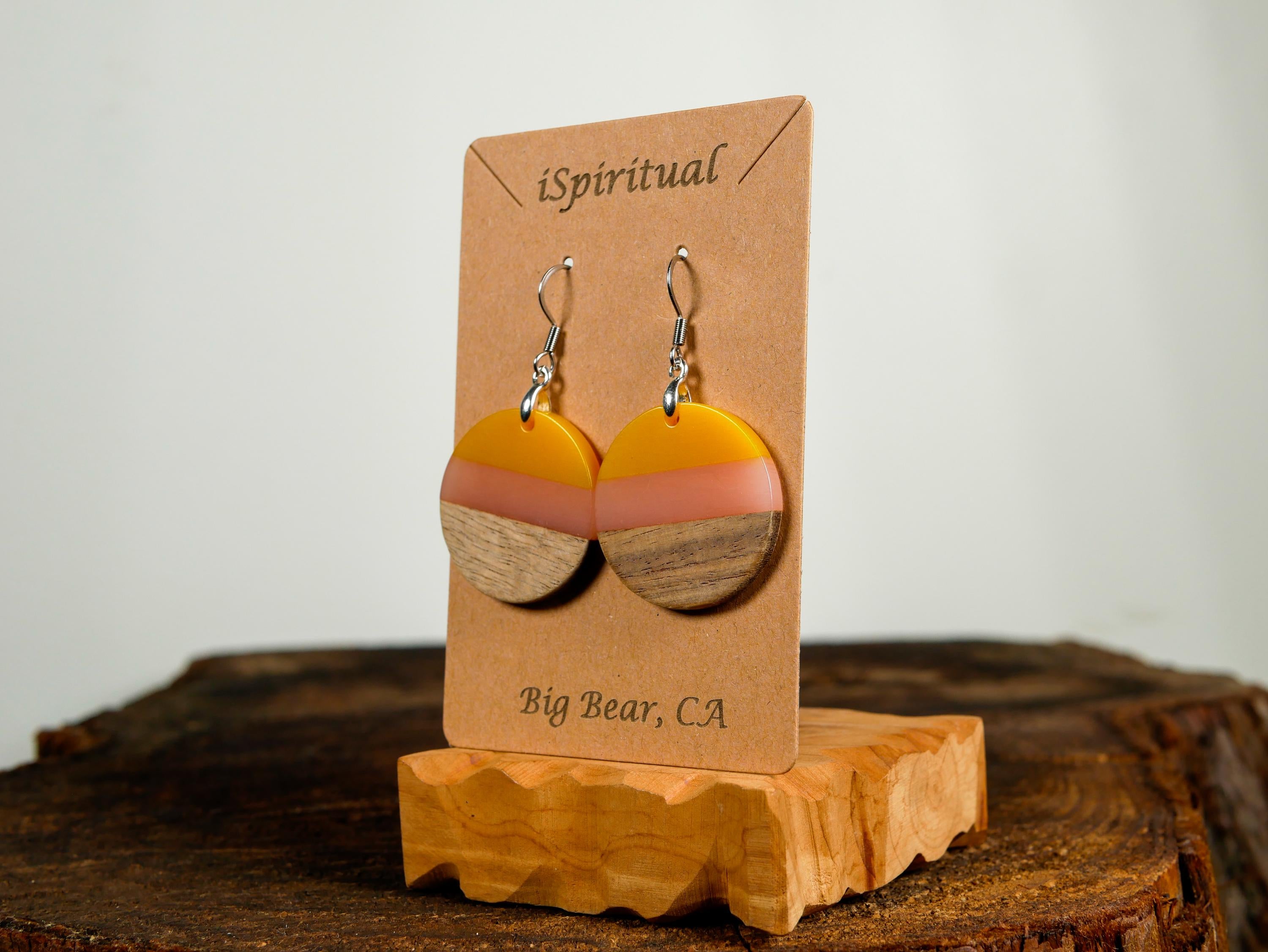 Sunrise Earrings • Boho Sunset Jewelry • Lightweight Dangle Earrings