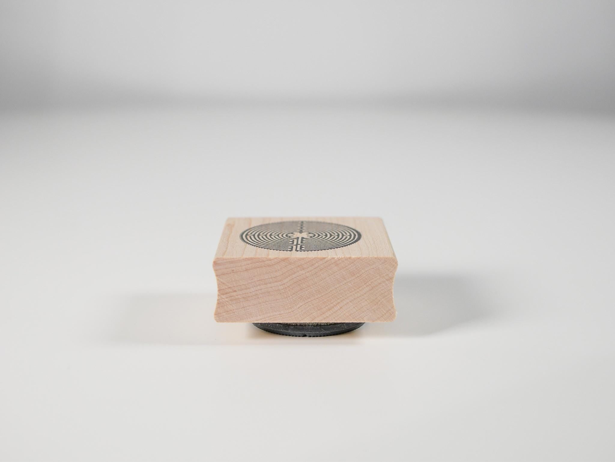 Chartres Labyrinth Rubber Stamp Meditation Tool Mindfulness Journaling Craft Stamp