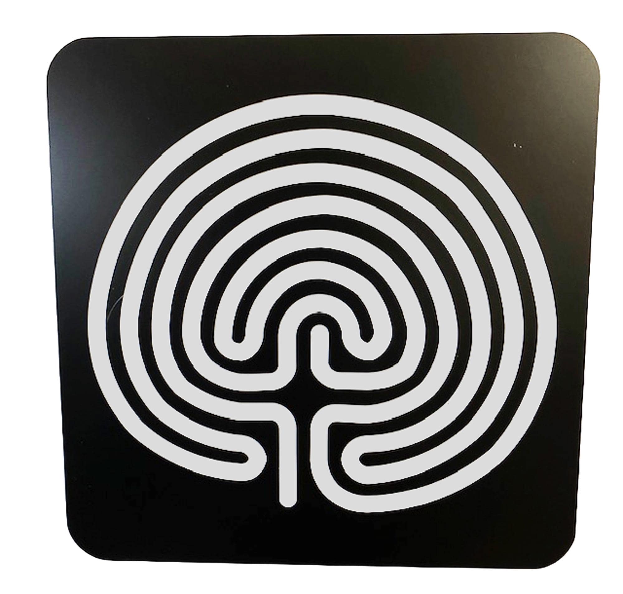 6" Classical Acrylic Finger Labyrinth • Calming Focus Tool • Mindfulness Aid • Meditation • Stress Relief • Gift